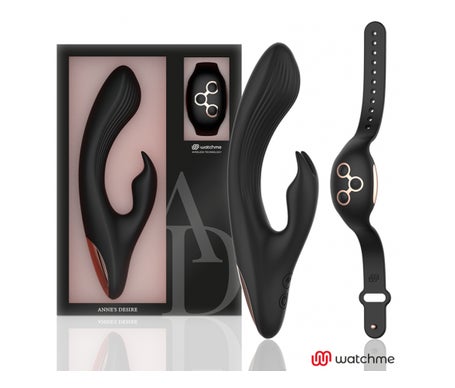 'Anne''s Desire Rabbit Control Remoto Watchme Negro Gold 1ud'