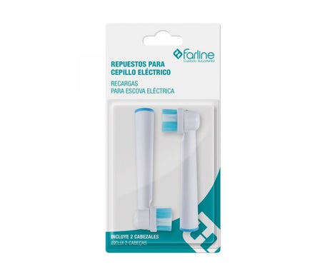 Farline Pack Recargas Cepillo Electrico 2uds