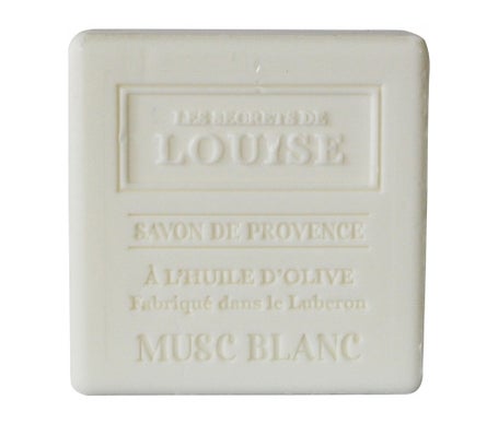 Secreto Louise Jabón Almizcle Blanco 100g
