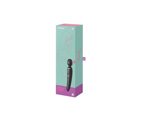 Satisfyer Wand-Er Woman Masajeador Vibrador Negro 1ud