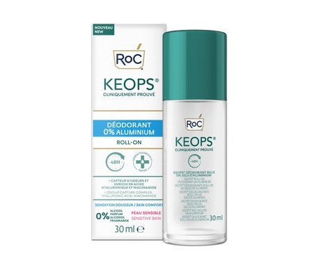 Roc Keops Desodorante Roll On 0% Aluminio 30ml