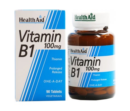 Health Aid Vitamina B1 100mg 90 Tabletas