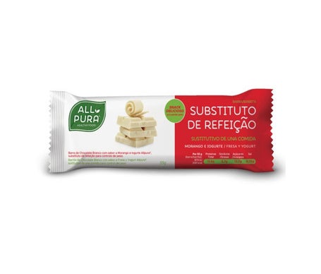 All Pura Barrita Sustituta Comida Chocolate Blanco 55g