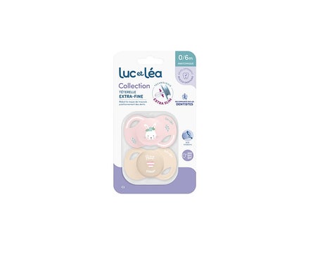Luc Et Léa Collection Duo Chupete 0-6 Meses C1 2uds