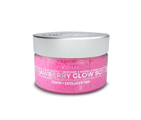 Biovène Strawberry Glow Scrub Revitalizing Body Polish 200g