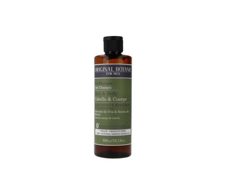 Original Botanic Men Gel Shampoo Cabello Cuerpo 300ml