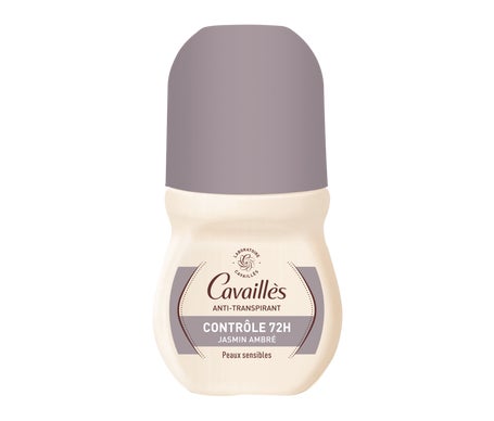 Cavaillès Déodorant Anti-Transpirant Jasmin Ambré 72H Roll-on 50 ml