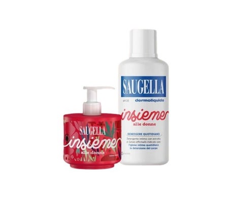 Saugella Art Edition Bundle Dermolíquido Limpiador Íntimo 500ml