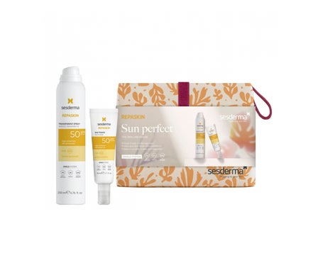 Sesderma Repaskin Tacto Seda Spf50 50ml + Aerosol Transparente Spf50+ 200ml
