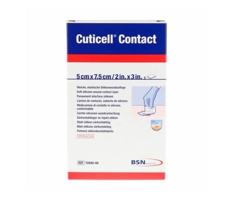 Leukoplast Cuticell Contact Gasa 5cmx7.5cm 5uds
