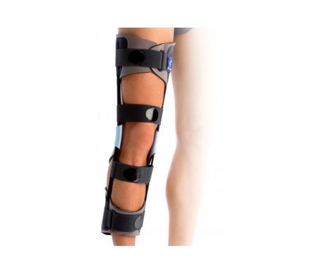 Thuasne Genu Immo 0° Rodillera Corta Antracita 50cm Ts 1ud