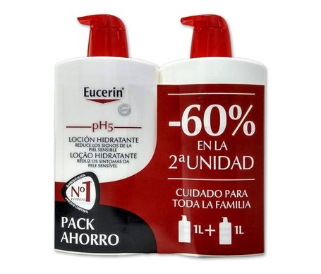 Eucerin® pH5 Skin-Protection Pack de Loción 2 Unidades x 1L