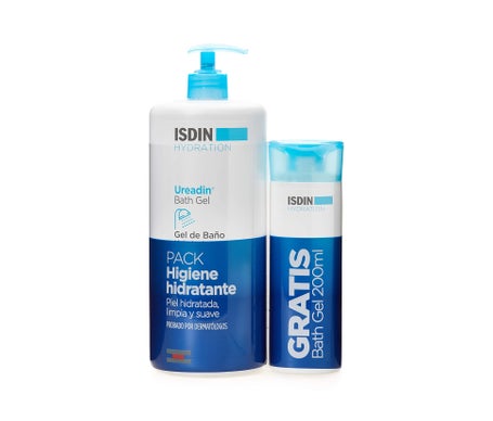 Isdin Ureadin Gel Baño Piel Seca 1000 ml + 200 ml