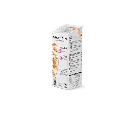 Amandin Bebida Vegetal Avena 0% Azucares 6x1L