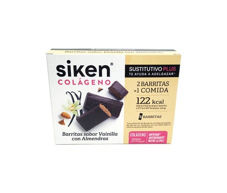 Siken Sustitutivo Colágeno Barritas Vainilla 8uds