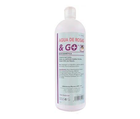 & Go Agua Rosas 750 Ml