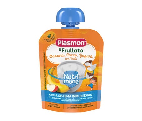 Plasmon Nutri Mune Plátano Coco Yogur Manzana Bio 85G
