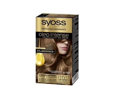 Syoss Oleo Intense Permanent Oil Color Rubio Caramelo 6-80 50ml