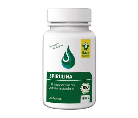 Raab Vitalfood Alga Spirulina Bio 200comp