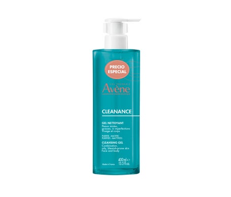 Avène Cleanance Gel Limpiador Acné Piel Grasa 400 ml