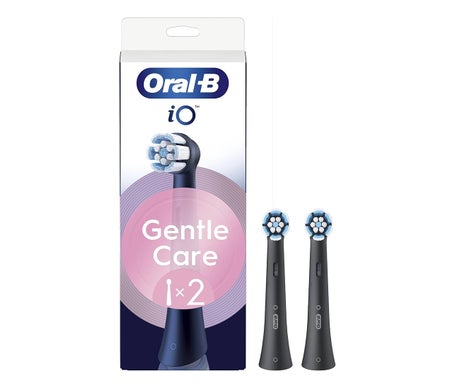 Oral-B Io Recambio Gentle Care Negro 2 uds