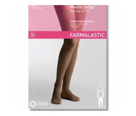 Farmalastic Media Compresión Normal T-pequeña Beige 1 Par 1 Par