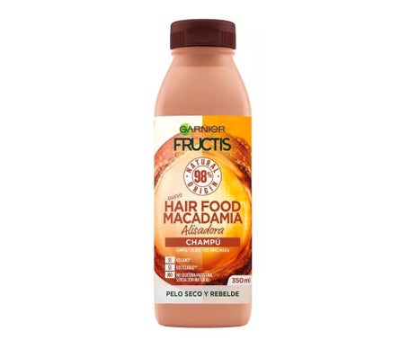 Garnier Fructis Hair Food Champú Macadamia Alisadora 350ml