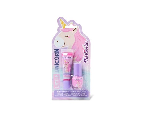 Martinelia Set Little Unicorn Lip Gloss + Nail Polish 1ud