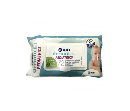 Kin Dermin Pediatrics Toallitas Aloe Vera 72 Uds