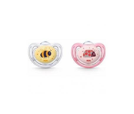 Nuk Freestyle Pacifiers Chupete Niña T2 2uds