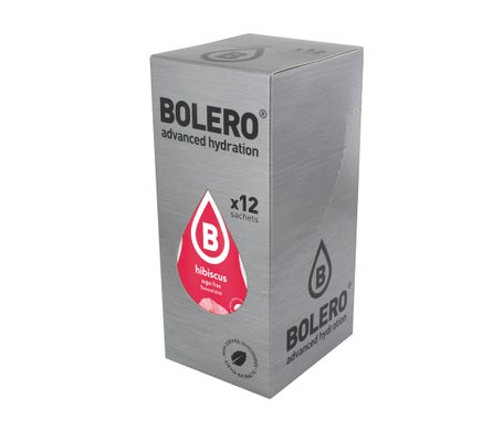 Bolero Preparado Para Bebida Sabor Flor de Hibiscus 12 sobres