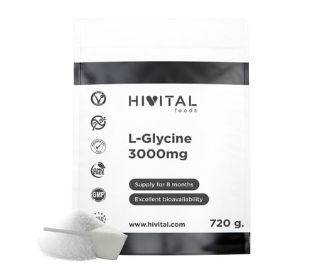HIVITAL Glicina pura 3000 mg 720 g
