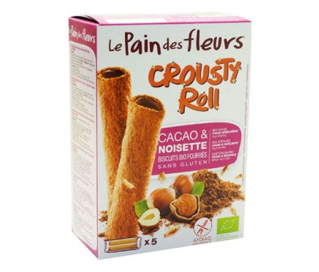 Le Pain des Fleurs Crousty Roll Cacao y Avellana Bio 125g