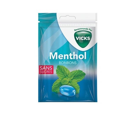 Vicks Caramelos Mentolados sin Azúcar 72g