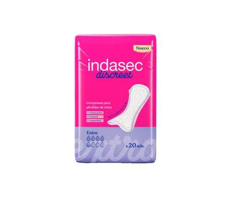 Indasec Discreet Extra (20 uds.) - Productos para la incontinencia