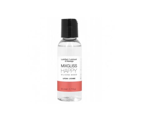 Mixgliss Happy Silicone Based Lubricant Litchi 50ml
