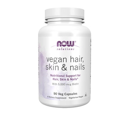 Now Vegan Hair Skin And Nails 90caps | Natural Doctor