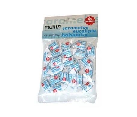 Muria Caramelos sin Azúcar Eucalipto 100g