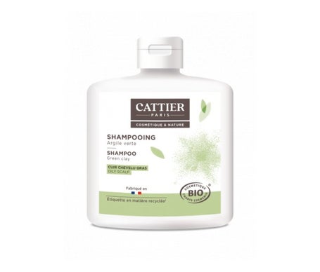 Cattier Champú Cuero Cabelludo Graso Arcilla Verde 250ml