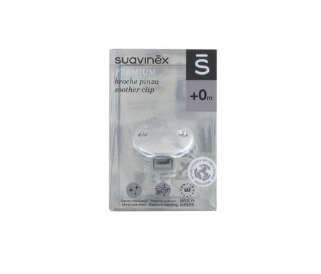 Suavinex™ Premium round pinned brooch 1 u.
