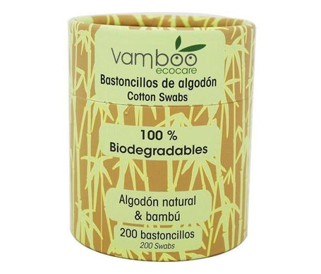 Vaminter Vamboo Bastoncillos Algodon Y Bambú 200 Unidades