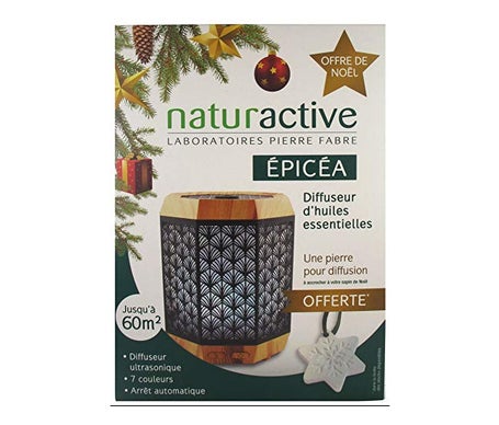 Naturactive Diffuseur Epicea Ultrasonique + Pierre Diffusion