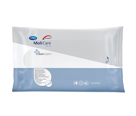 Menalind Professional manopla húmeda enjabonada 8uds