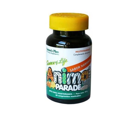 NaturesPlus Animal Parade Multivitamínico Naranja 60comp