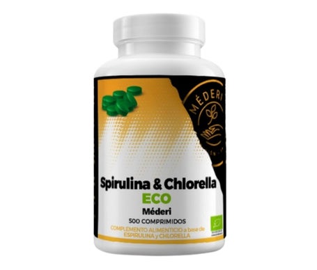 Méderi Spirulina y Chlorella Bio 500comp