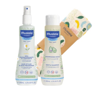Mustela Bebe Kit Fralda + Água Perfumada + Champô Suave