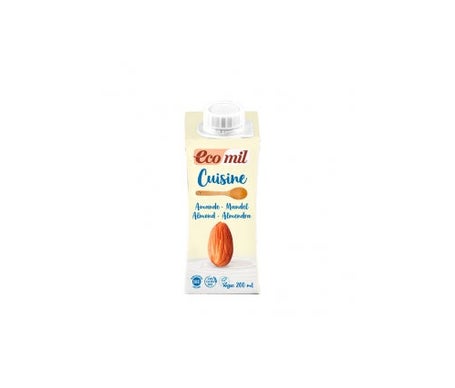 Ecomil Leche Ecológica De Almendra Para Cocinar 200 Ml