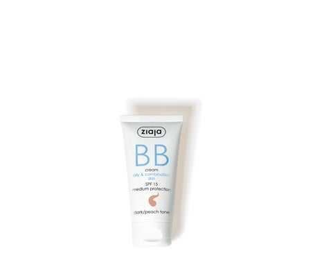 Ziaja Bb Cream Pieles Grasas Y Mixtas Spf15 Tono Oscuro 50ml