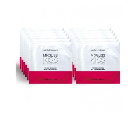 Mixgliss Lubricante Base Agua Sabor Fresa 12x4ml