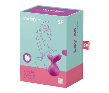 Satisfyer Viva La Vulva 3 Vibrador Lay-On Violeta 1ud